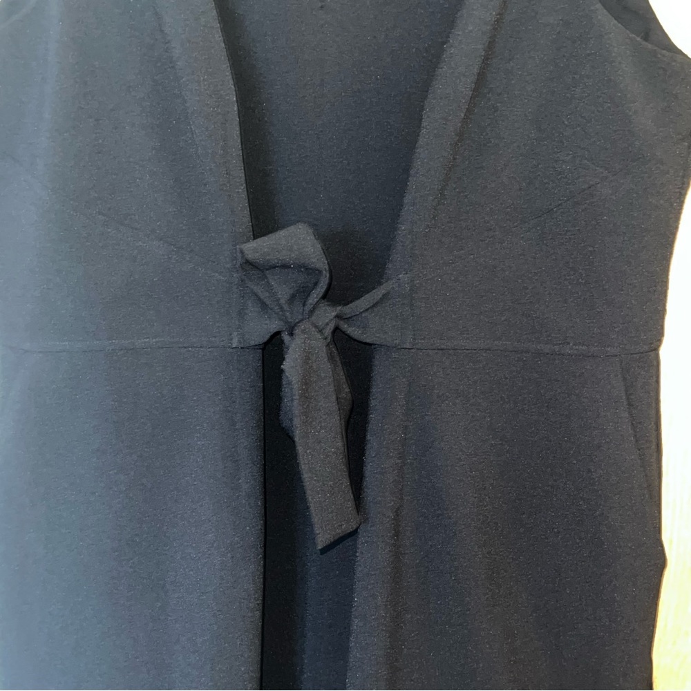 NWOT VINCE CAMUTO CREPE TIE FRONT WIDE LEG JUMPSUIT - Picture 7 of 9